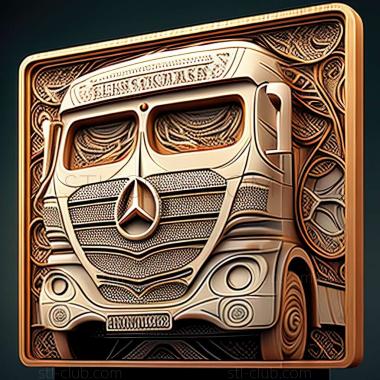 3D мадэль Mercedes Benz Atego (STL)
